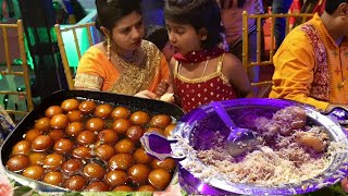 Non Bengali Wedding Party | Unlimited Veg &amp; Non Veg Food | Buffet Item | Biryani | Rice | Chicken