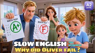 Oliver Thought His Was the Smartest… Then He Got F! | Slow English Listening Story (A2 Level)