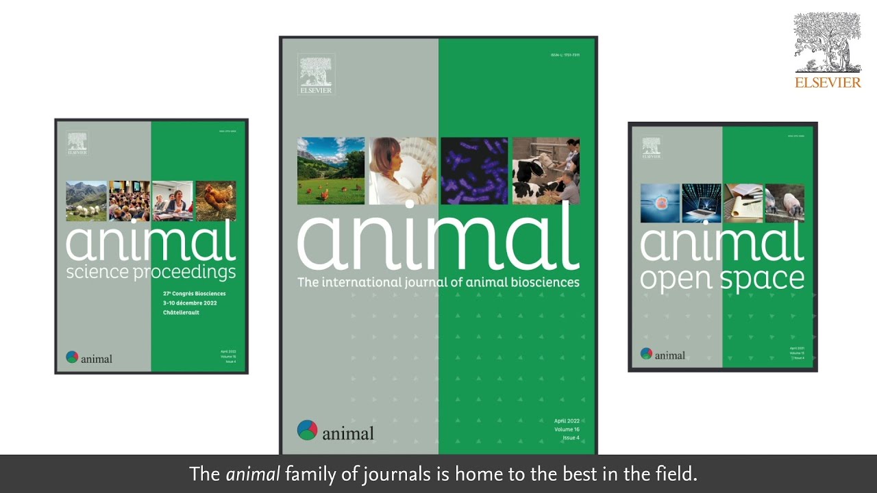 Introducing the animal family of journals - Videos - animal - Journal -  Elsevier