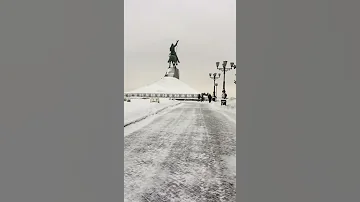 اوفا في الشتاء Уфа Зима 