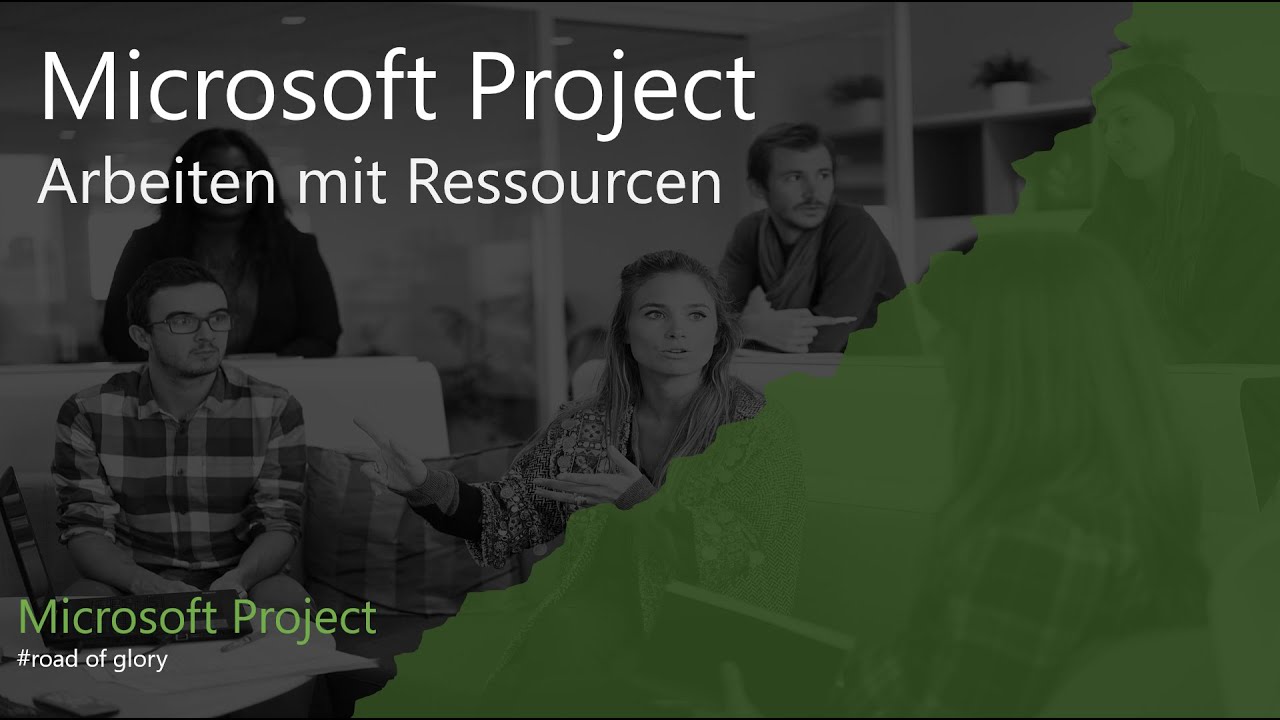 Microsoft Project 2013 - Arbeiten mit Ressourcen - YouTube