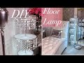 DIY CRYSTAL FLOOR LAMP| DIY LIGHTING IDEAS