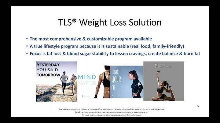 TLS Weight Loss Solution:  Becoming a Coach/ Progr...