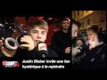 Justin Bieber invite une fan hystérique à le rejoindre - C'Cauet sur NRJ