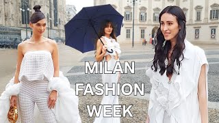 The Most Beautiful Outfits from Milan Fashion Week 2024, Genny Street Style, Looks Inspiration.