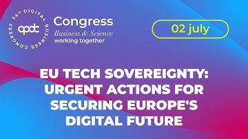 #DBC2025 - EU Tech Sovereignty: Urgent Actions for Securing Europe