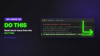 How to Read Stack Traces in C# | .NET Debugging Tip