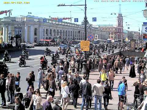 В Петербурге Байкеры на Невском открыли мотосезон 2016 #3