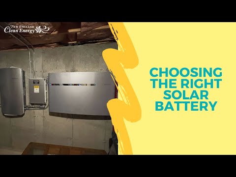 Choosing the Right Solar Battery | New England Clean Energy Inc.