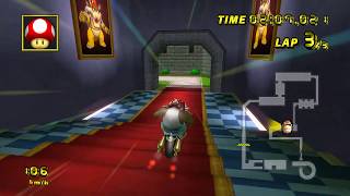 【MKW WR】 N64 Bowser's Castle (No Glitch) - 2:30.980 - Lυkε