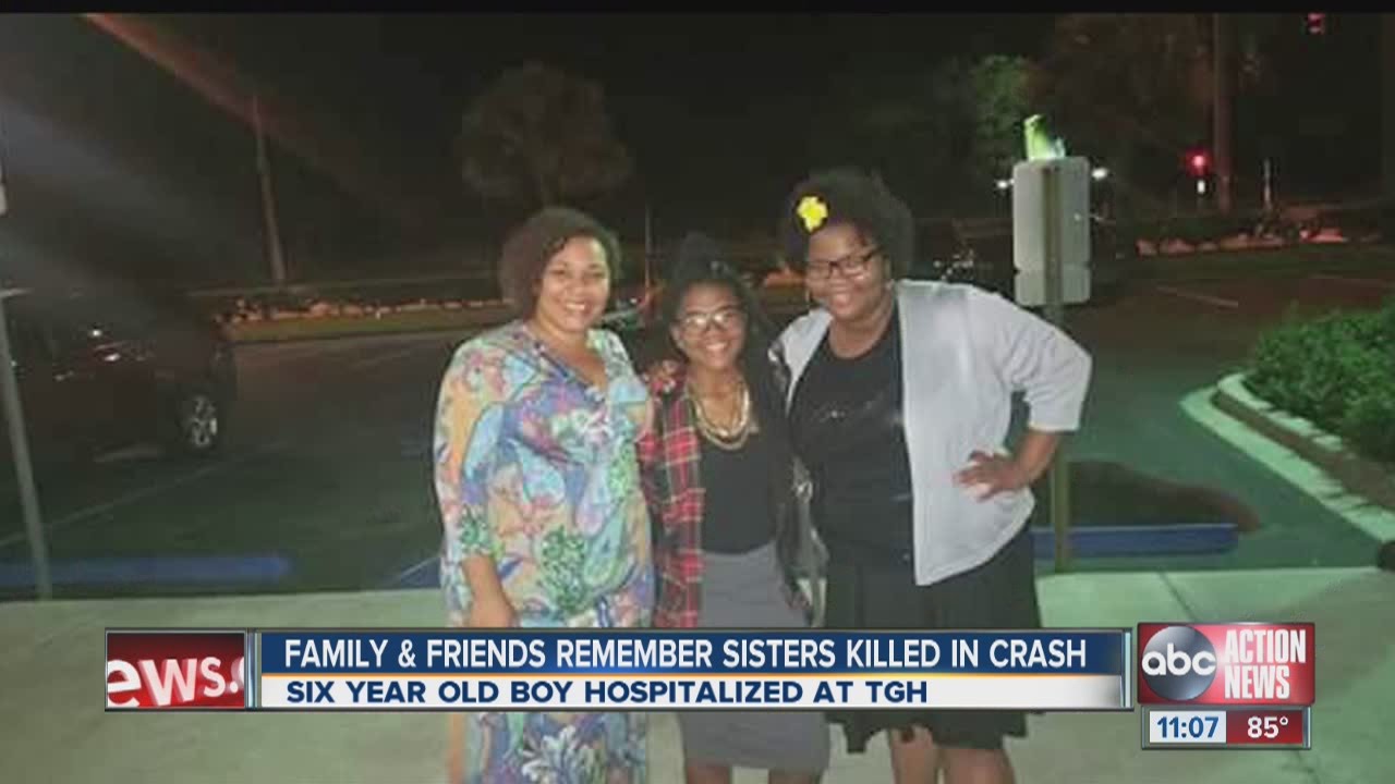 Family and friends remember sisters killed in crash - YouTube