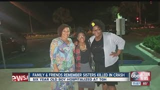 Family and friends remember sisters killed in crash