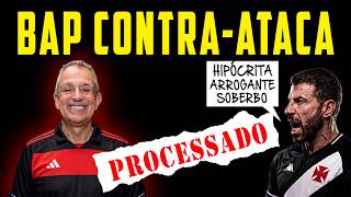 BAP, FLAMENGO PRESIDENT, SUES PEDRINHO, VASCO PRESIDENT, FOR MORAL DAMAGES