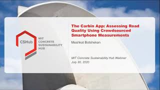 The Carbin App: Assessing Road Quality Using Crowdsourced Smartphone Measurements