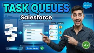 Create Task Queues In Salesforce [Easy Hack]