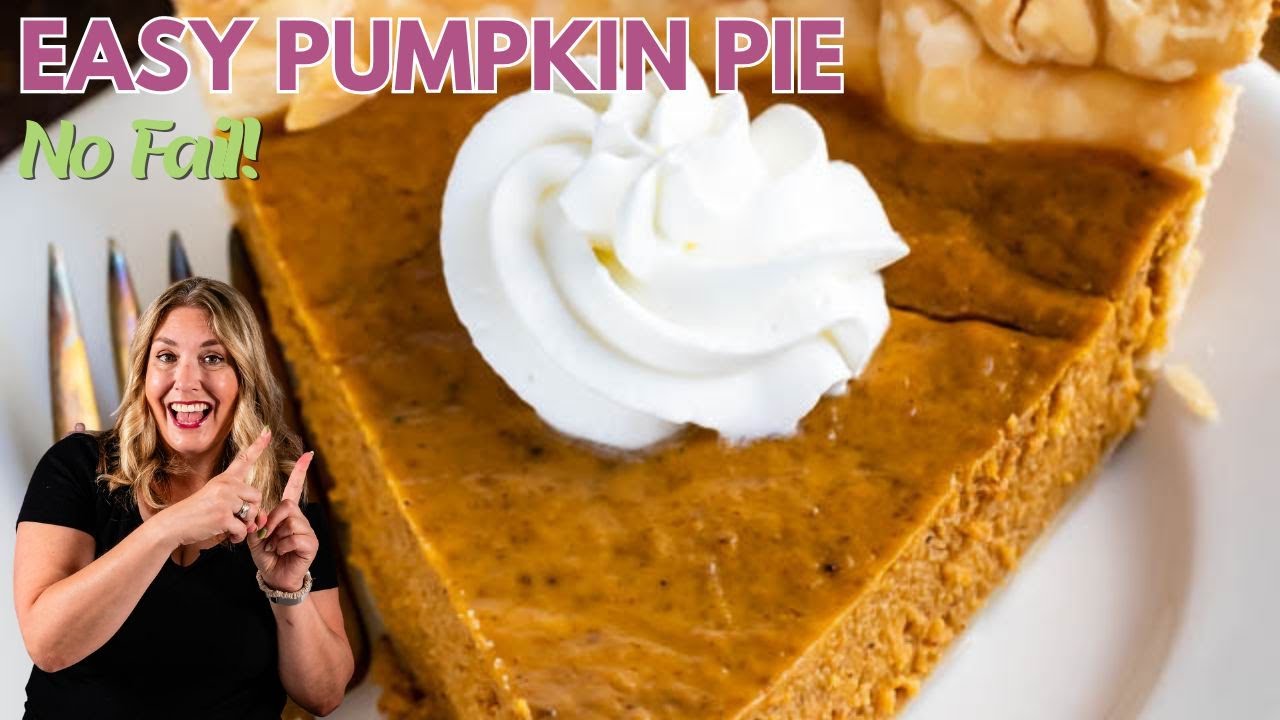 Seriously Easy Pumpkin Pie Recipe - YouTube