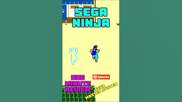 1 Minute Review - SEGA Ninja (SEGA Master System) #shorts