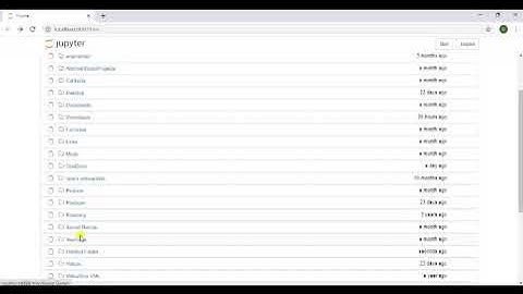 how to create folders and files in Jupyter notebook