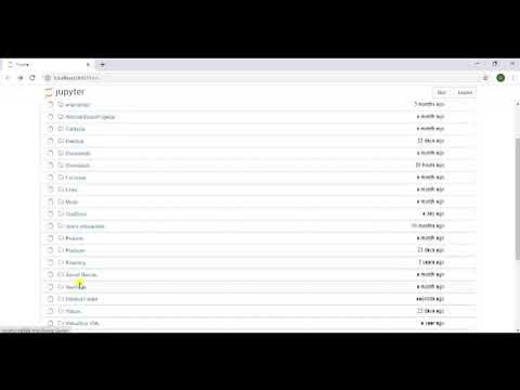 how to create folders and files in Jupyter notebook - YouTube
