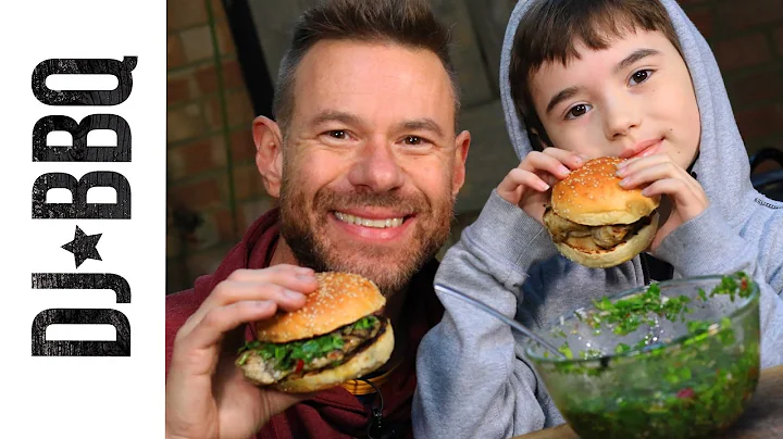 CHICKEN BURGERS WITH CHIMICHURRI SAUCE