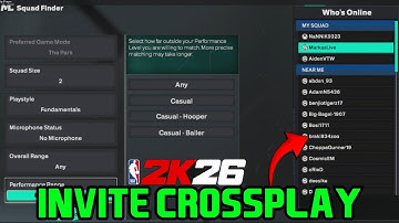 NBA 2K26 How to INVITE FRIENDS (CROSSPLAY)