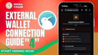Sidra Chain External Wallet Connection Guide With Kiwi Browser Part 4 | Sidra Wallet