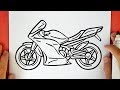 HOW TO DRAW A MOTORCYCLE
