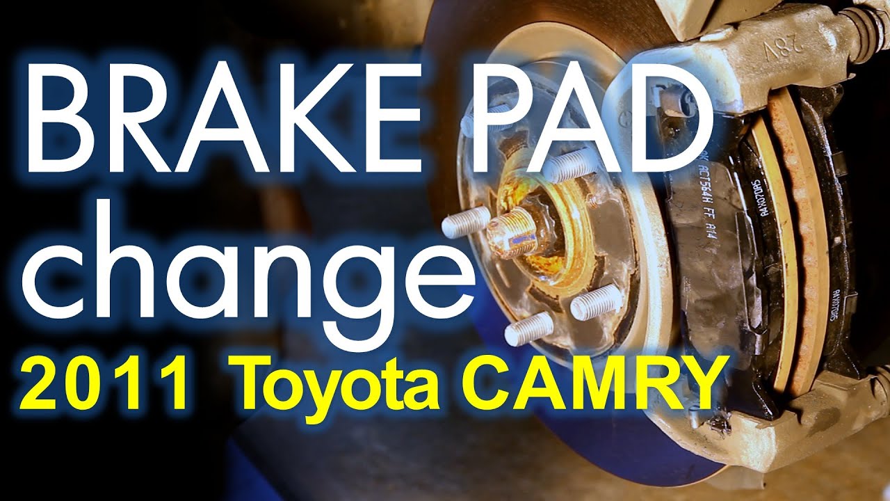 Toyota Camry Brake Job, Front and Rear Brake Pad Replacement - YouTube