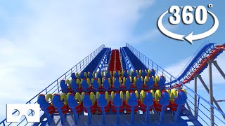 VR 360 insane roller coaster ride full movie video for Virtual reality and augmented reality