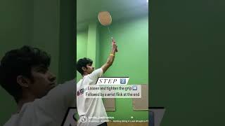 Backhand smash tutorial 😮#badminton