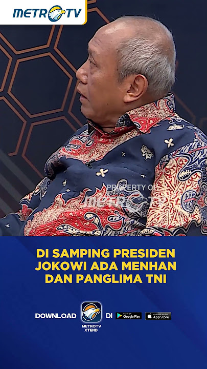 Ada Menhan & Panglima TNI di Samping Jokowi #kontroversi