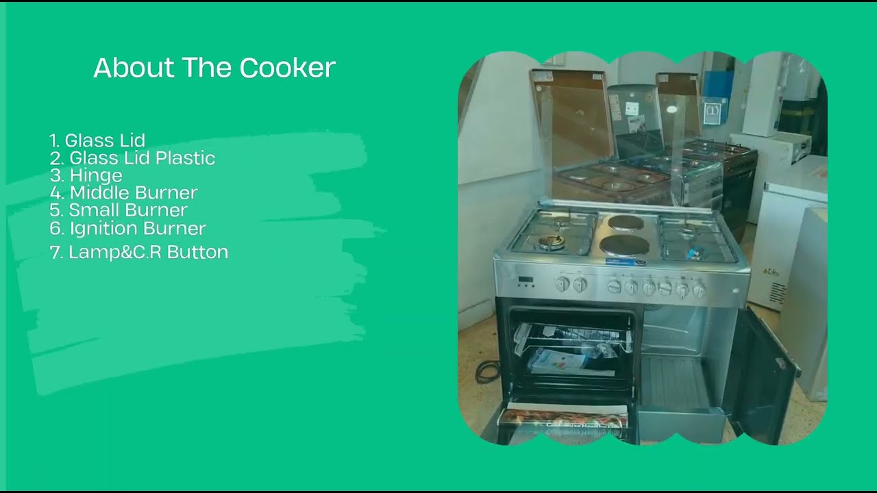 MIKA Cooker 3 Gas and 1 Electric