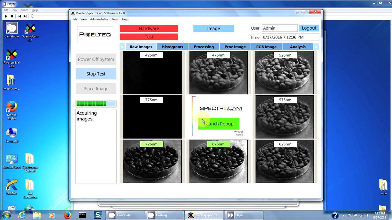 SpectroCam Multispectral Wheel Camera Setup and Use YouTube