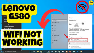 Lenovo g580 Wifi Not Working