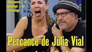Las Ultimas Noticias Percance De Julia Vial Horrorizó A Salfate Julita Se Tragó Una Mosca Lun