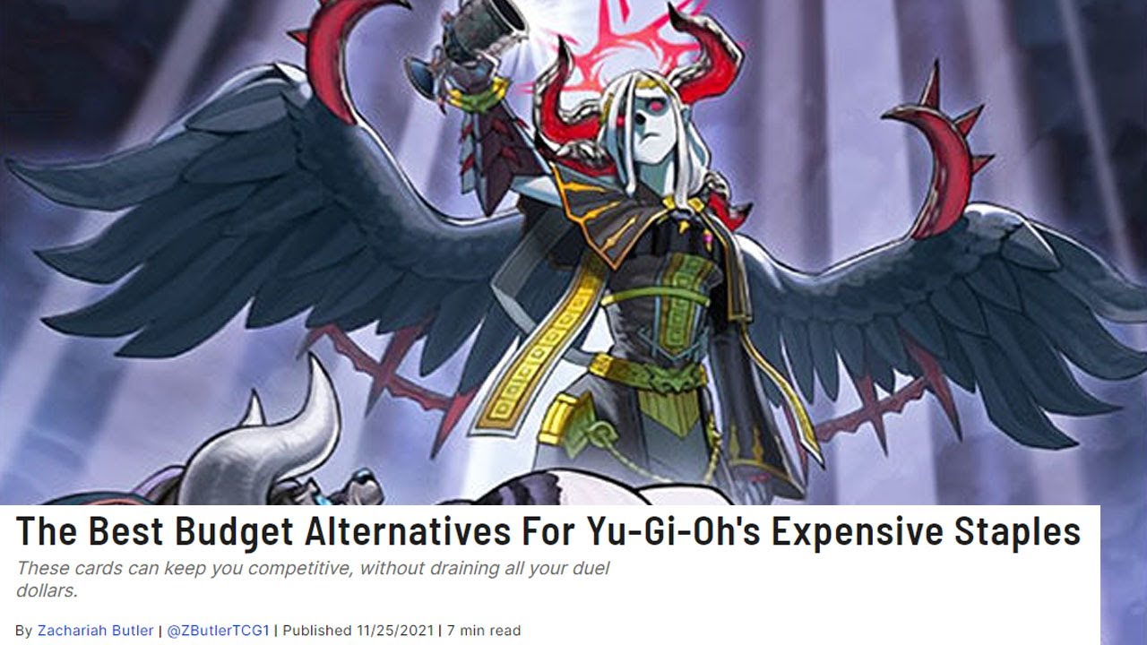 Best Budget Alternatives For Expensive Yu-Gi-Oh! Staples!