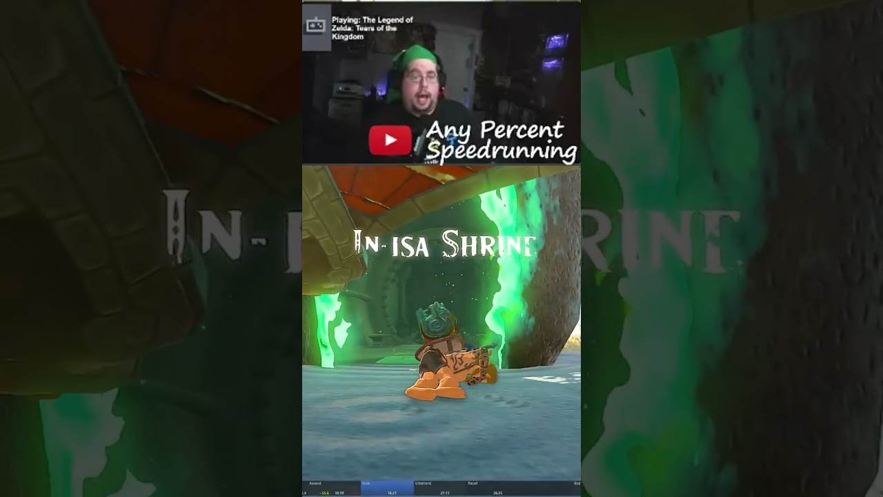 Speedrunners Curse | darkrayne0 on #Twitch #gaming #shorts #speedrun #totk