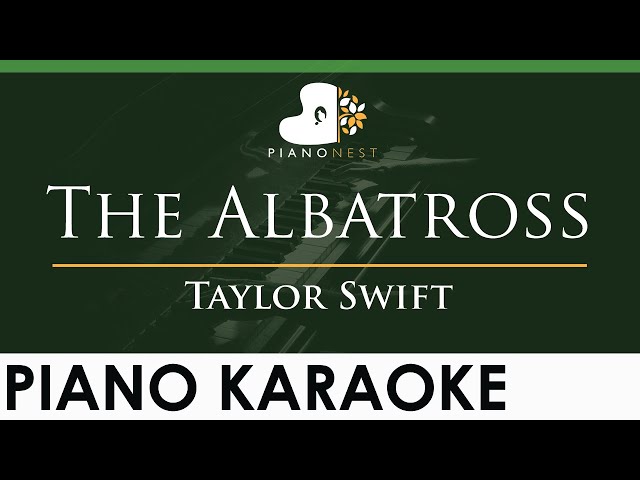 Taylor Swift - The Albatross - LOWER Key (Piano Karaoke Instrumental) class=