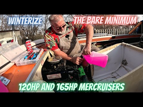 1976 Mercruiser 120hp getting ready for a winter nap  1976 Starcraft boat