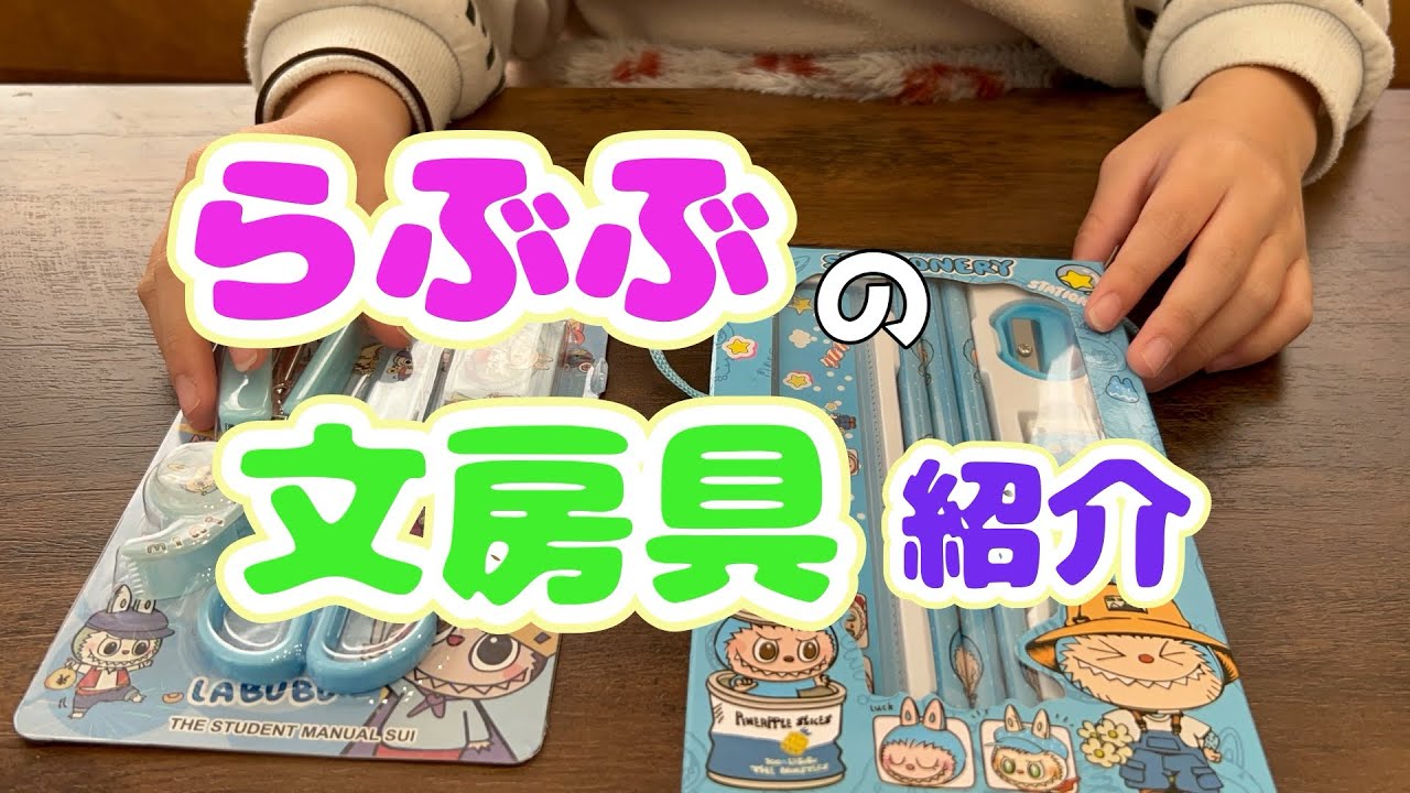 ラブブの文房具セット紹介していくよ！購入品