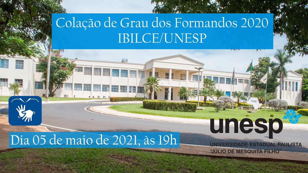 Colação de Grau dos Formandos 2020 IBILCE/UNESP