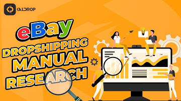 eBay Dropshipping Manual Market Research