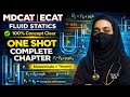 🚀 Fluid Statics Class 11 | Complete Chapter in 34 Min | MDCAT ECAT Physics One Shot