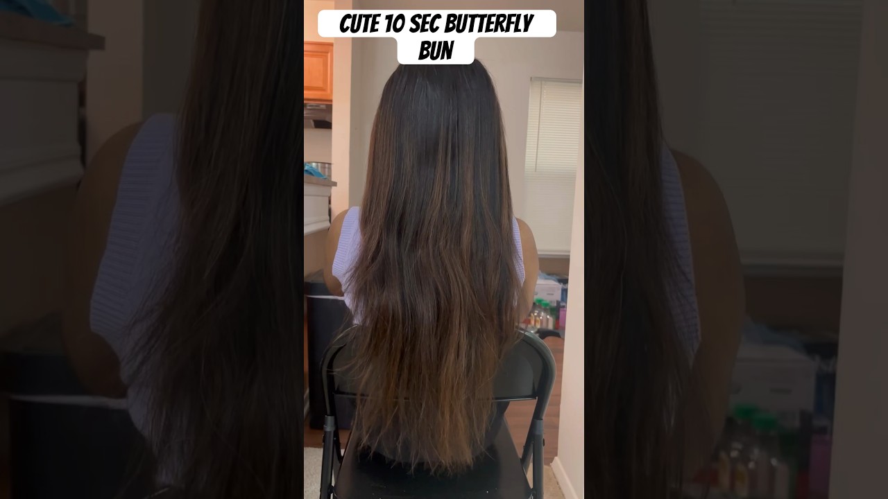 Cute 10 sec butterfly bun