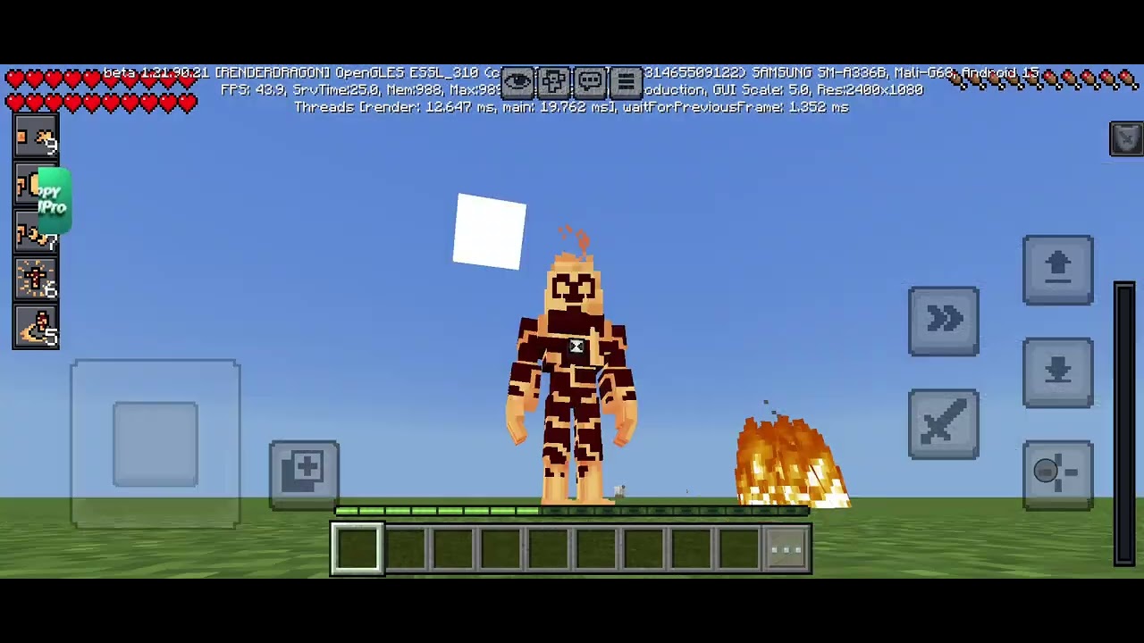 Minecraft bedrock ben 10 mod tanıtımı