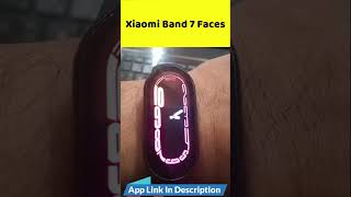 Xiaomi MI Band 7 – Watch Face | #xiaomiband7 #band7 #band7watchfaces #xiaomi7 #shorts screenshot 3