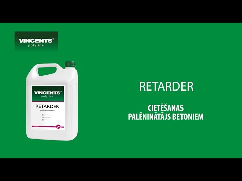 RETARDER - cietēšanas palēninātājs betonam