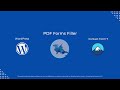 PDF Forms Filler for CF7 Tutorial