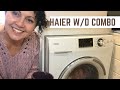 Haier washerdryer ventless combo unit review tiny house laundry