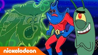 SpongeBob SquarePants | Penjahat-penjahat Bikini Bottom teratas | Nickelodeon Bahasa